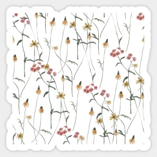 Vintage Flower Garden Sticker